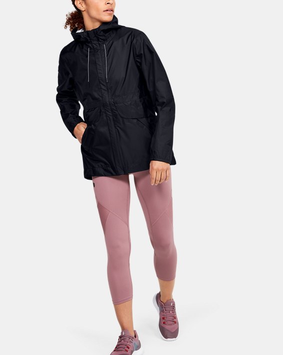 Women's UA Stormproof Cloudstrike Shell Jacket, Black, pdpMainDesktop image number 2